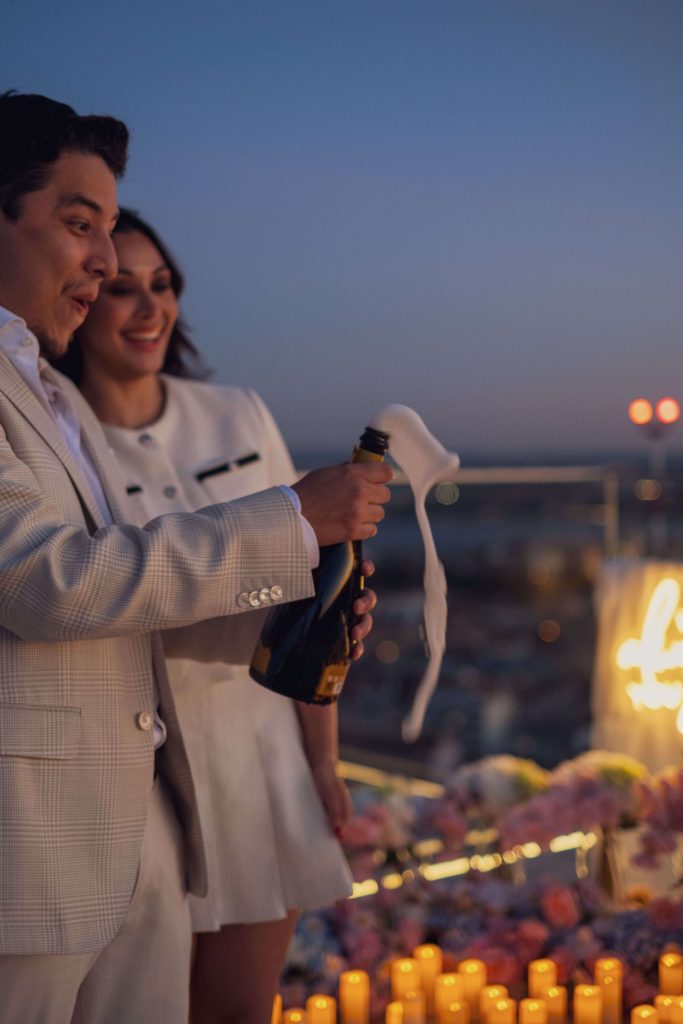 Private Rooftop Proposal in Lisbon