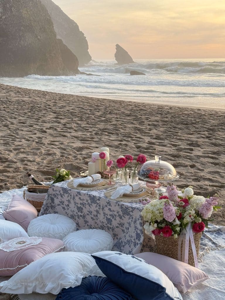 Picnic by the Ocean, Adraga Beach, Portugal
