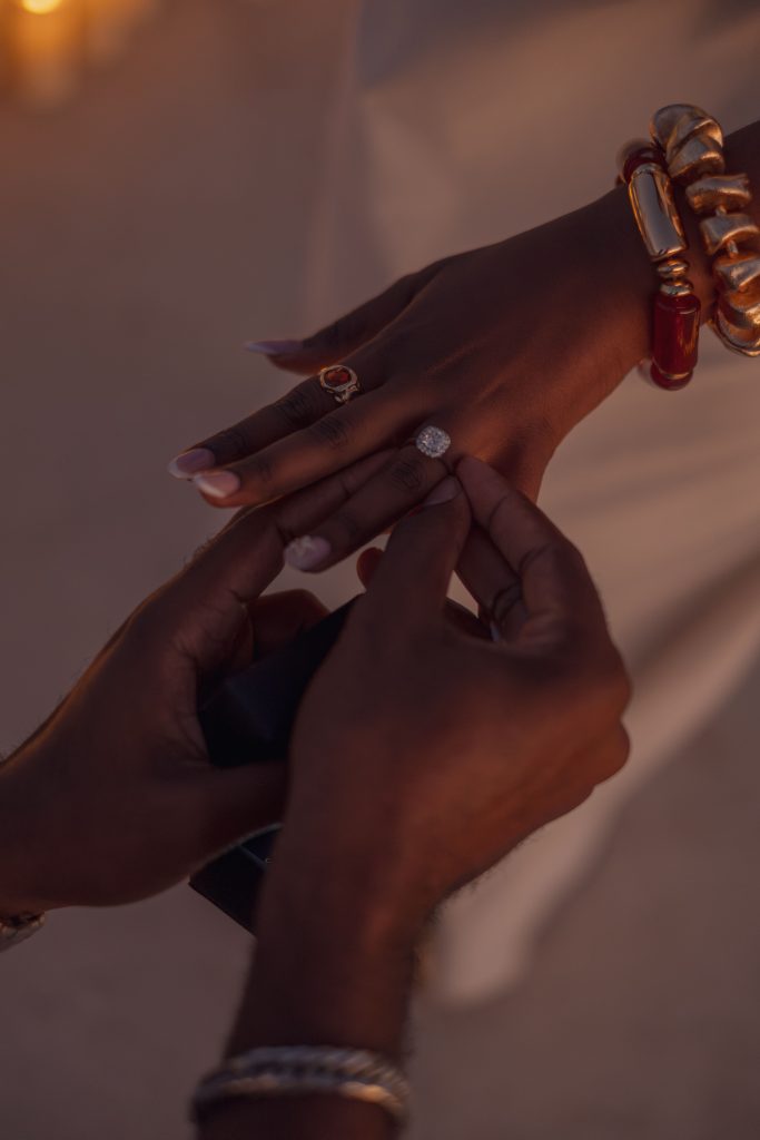 Rooftop Proposal in Lisbon at Sunset