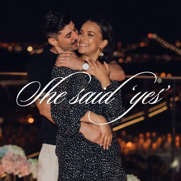 She said 'Yes' on the Rooftop in Lisbon