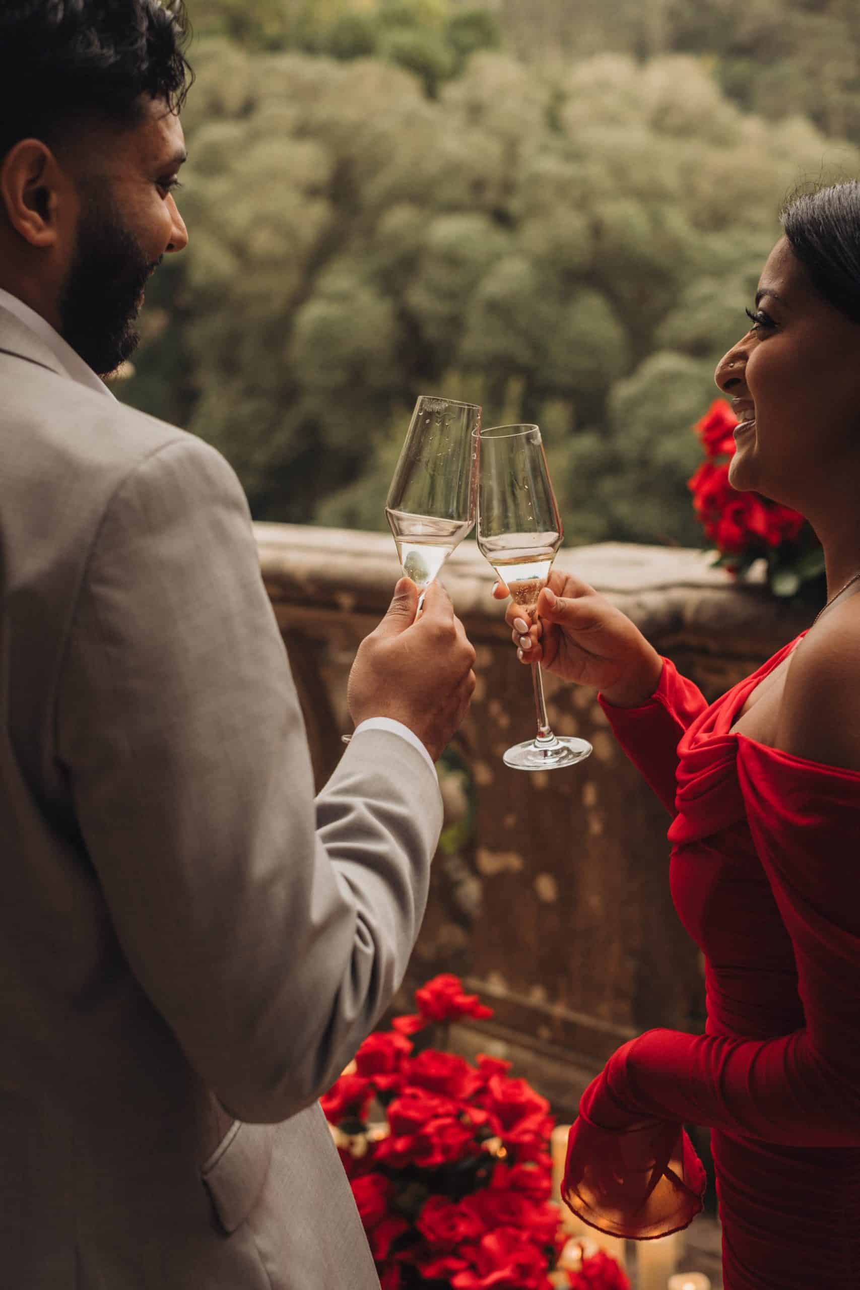 Proposal on the Balcony of Monserrate Palace in Sintra, Marry Me