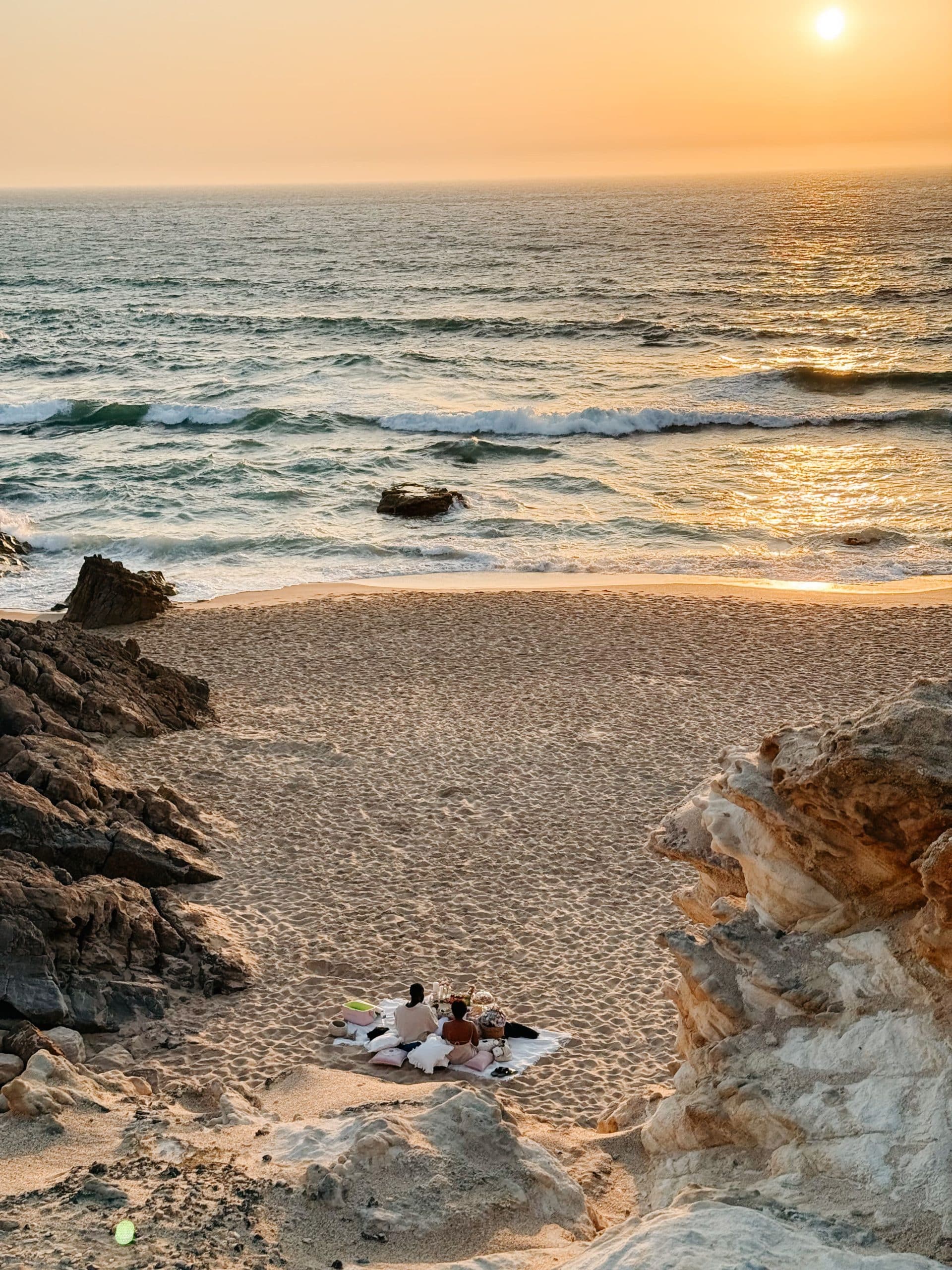 Sunset Ocean Proposal in Portugal